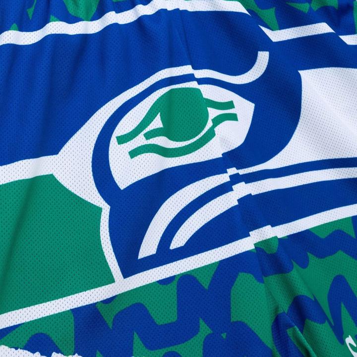 Actual product image Mitchell & Ness M&N Seattle Seahawks JUMBOTRON Basketball Shorts (S)