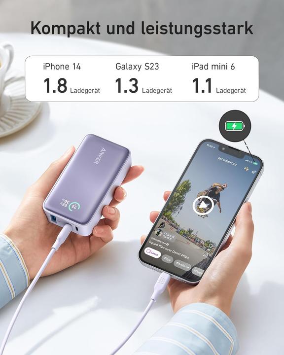 Produktbild Anker Powerbank 533 (10000 mAh, 30 W)