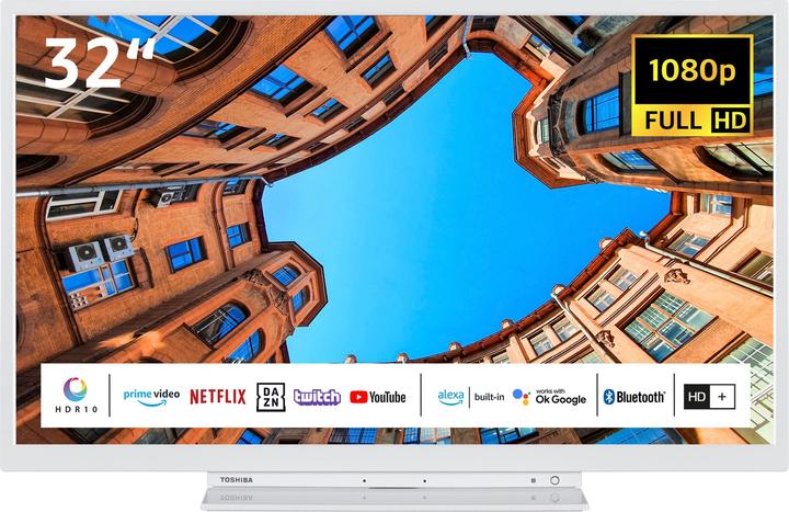 Actual product image Toshiba 32LK3C64DAW (80 cm (32 inch), white, FullHD, Triple Tuner, SmartTV) (32", Full HD)