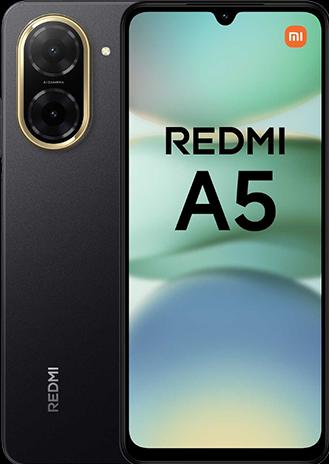 Image du produit Xiaomi Redmi A5 4G (64 Go, Midnight Black, 6.88", Double SIM + SD, 32 Mpx, 4G)