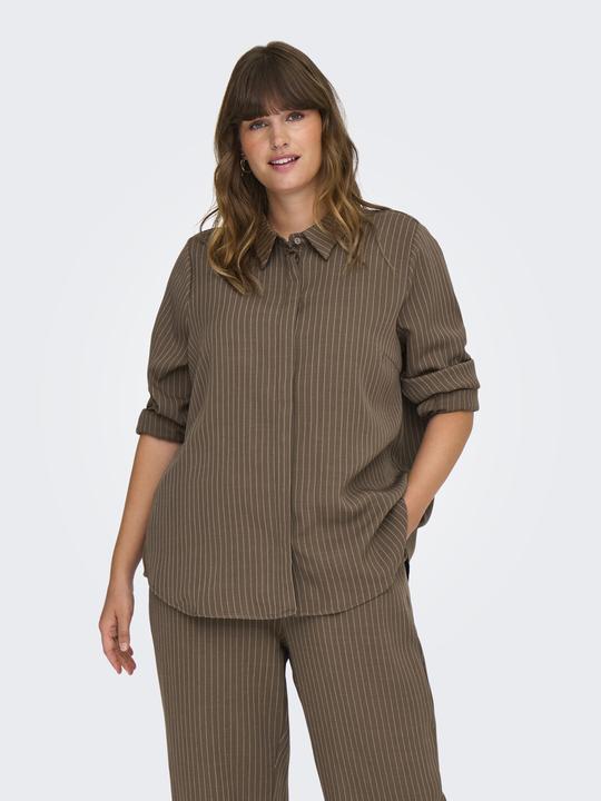 Image du produit Only Coupe décontractée col mandarin manches avec bouton chemise (44)