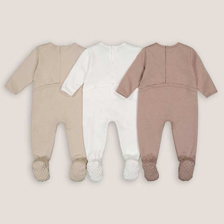 Produktbild La Redoute Collections 3er-Pack Strampler aus Baumwolle (68)