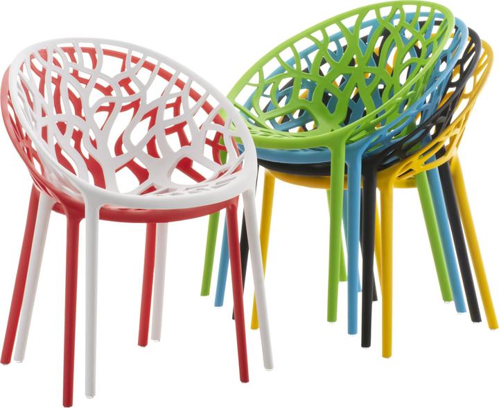 Actual product image CLP Set of 4 Hope Chair, white
