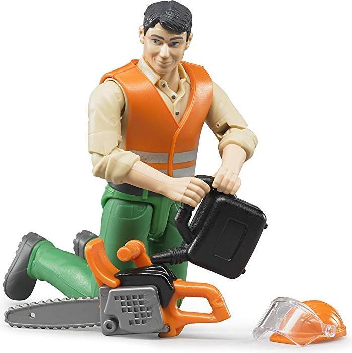 Actual product image Bruder Forestry workers with accessories