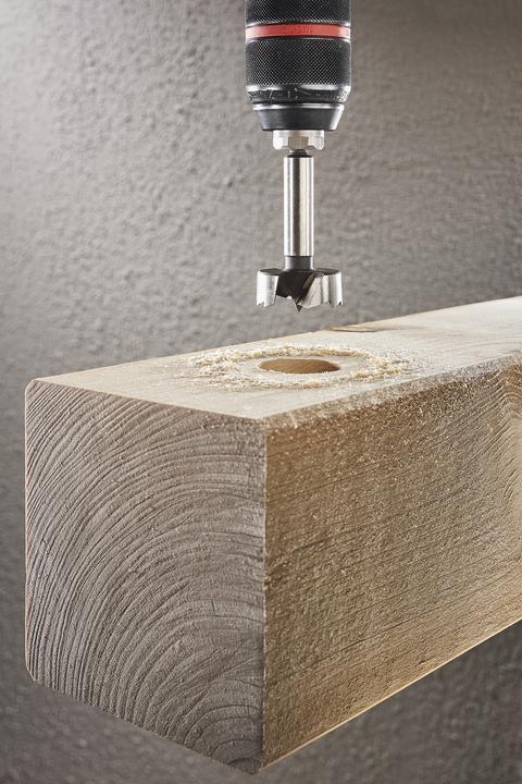 Produktbild wolfcraft wolfcraft 1 Forstnerbohrer Schaft 6-kant ø26x90mm (8 mm)