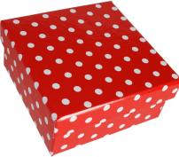 Ootb Geschenkkarton Punkte rot (Geschenkpapier, 8 x)