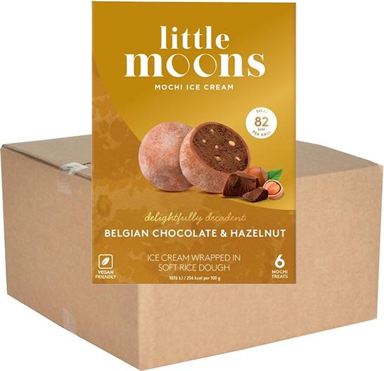 Produktbild Little Moons Mochi Ice Cream (Chocolate & Hazelnut) (1920 g)