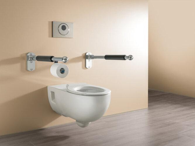 Actual product image Geberit Keramag Renova Nr. 1 Comfort washdown WC, rimless, 6/5 l, partially enclosed form, wall-hung