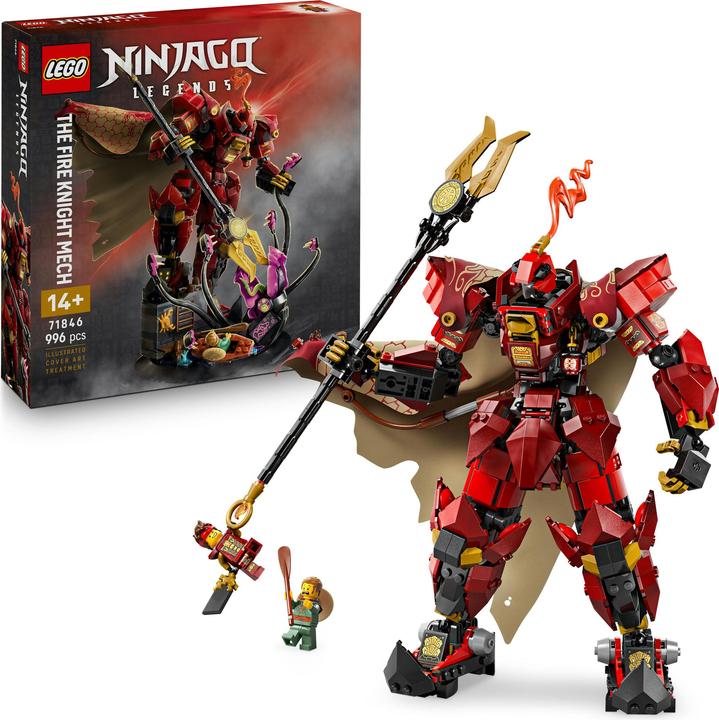 Actual product image LEGO The Fire Knight Mech (71846, LEGO Ninjago)