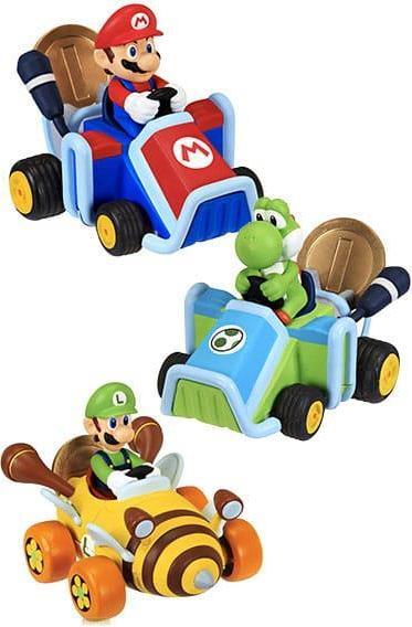 Actual product image Jakks Pacific World of Nintendo Super Mario Kart Retreat Vehicles with Figures Wave 1 Range (12)