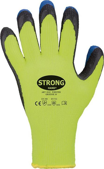 Produktbild Stronghand Handschuhe Forster Grösse 10 neon-gelb/blau EN 388, EN 511 PSA-Kategorie II (10)