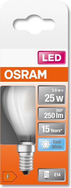 Produktbild Osram Led Retrofit Classic P (E14, 25 W, 250 lm, 1 x, F)