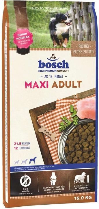 Actual product image Bosch Petfood Maxi Adult (Adult, 1 pcs., 15000 g)