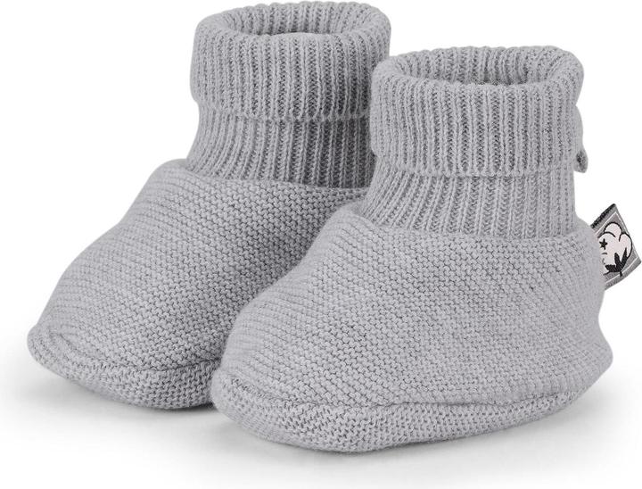 Produktbild Sterntaler Baby-Socken Strick-Schuh Hellgrau Melange Gr. 16 (16)
