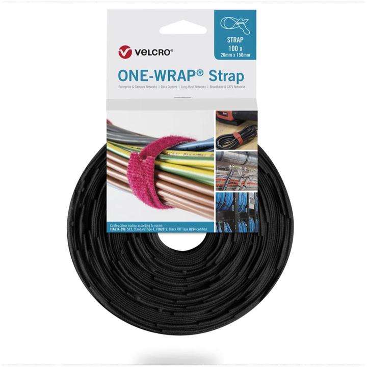 Produktbild Velcro brand One-Wrap Strap (Kunststoffkabelbinder, 200 mm, 100 Stk.)
