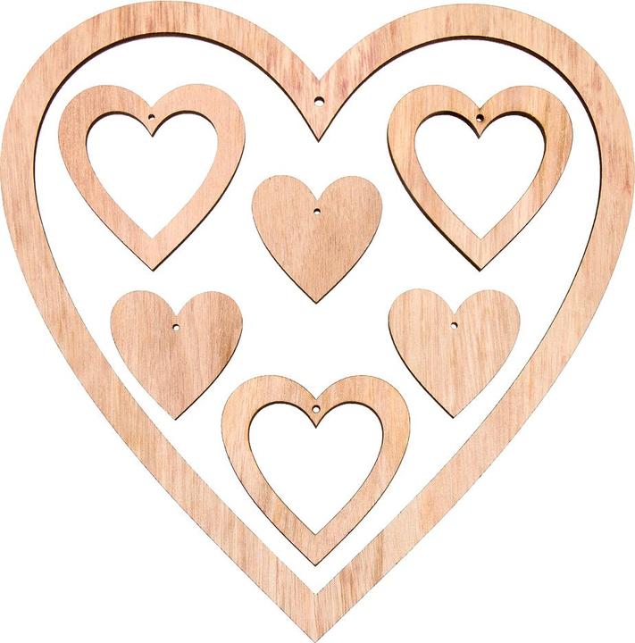 Immagine prodotto Halbach Set di decorazioni a cerchio in legno