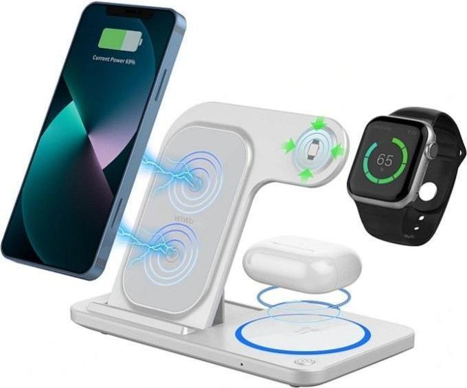 Productafbeelding Wiwu Wireless charger - Foldable Wireless Charger Wi-W009 15W (15 W)