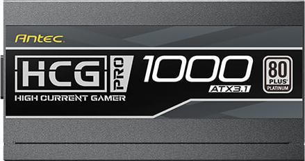 Produktbild Antec Netzteil HCG 1000 PRO P EC ATX3.1 Modular 80+ Platin retail (1000 W)