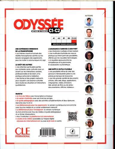Actual product image Odyssée : méthode de français C1, C2 (French, Collectif, 2024)
