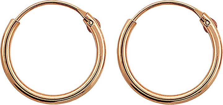 Produktbild Star Piercing Ohrring rosegold rund (925 Sterlingsilber, ohne Messing)