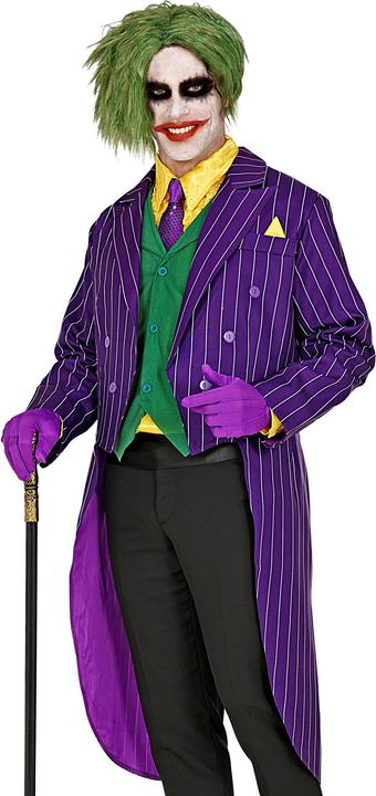 Actual product image Widmann Evil Joker clown tailcoat with sewn-in waistcoat and shirt (L)