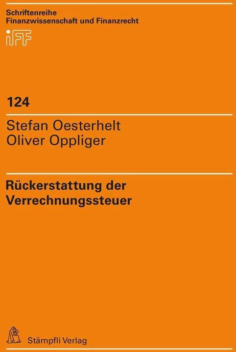 Actual product image Rückerstattung der Verrechnungssteuer (German, Stefan Oesterhelt, Oliver Oppliger, 2024)