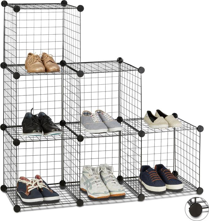 Actual product image Relaxdays Shelving System (110 x 36.5 x 110 cm)