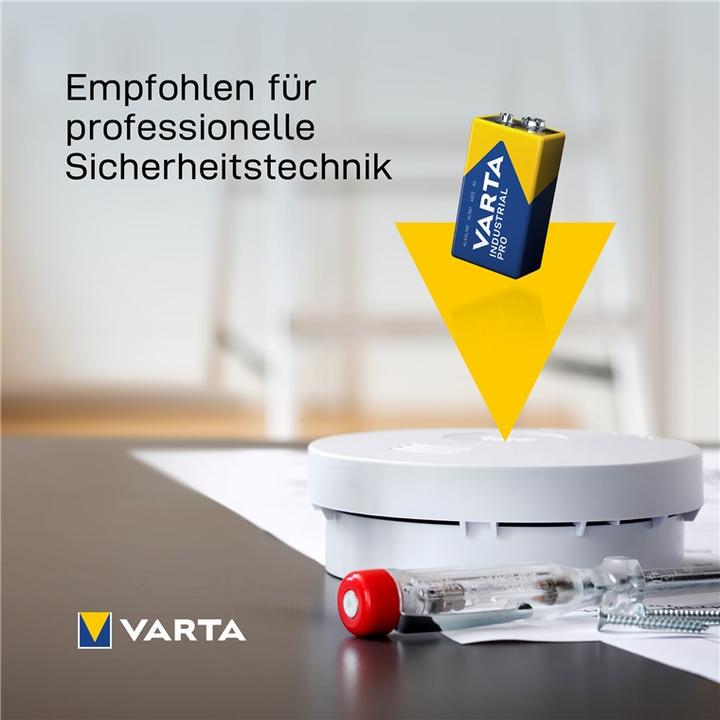 Actual product image Varta Industrial (1 pcs., 9V Block, 640 mAh)