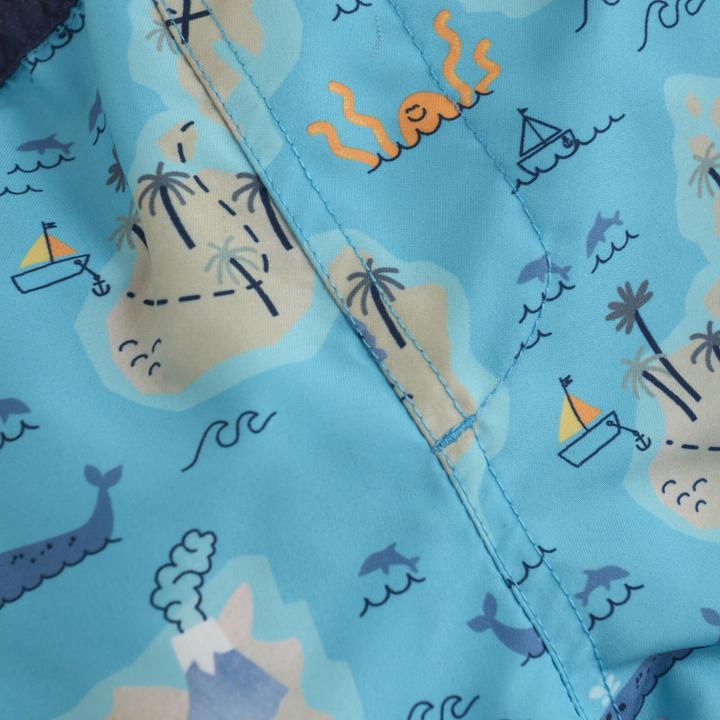 Actual product image Color Kids Baby Beachshorts with Diaper AOP (92)