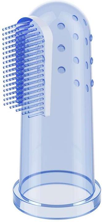 Actual product image Babyono Silicone finger toothbrush with box with box (Soft, 1 x)
