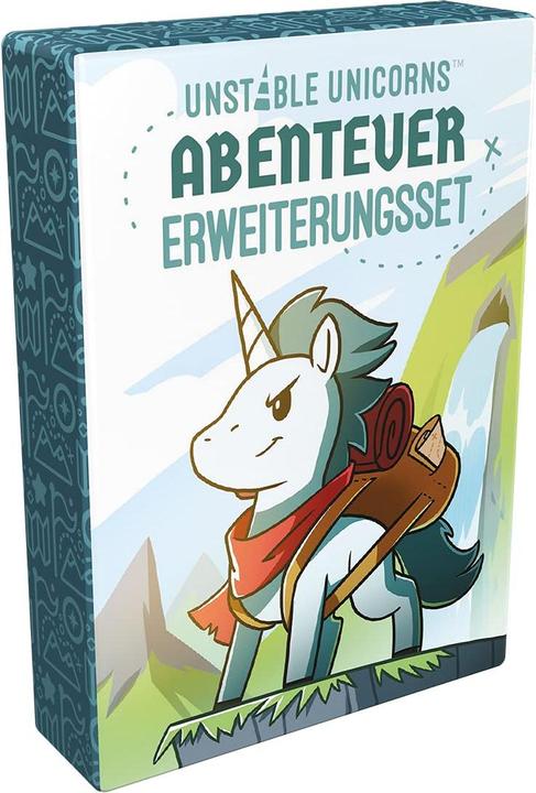 Unstable Games TTUD0009 - Unstable Unicorns - Adventure, for 2-8 players, from 18 years (DE expansion) (German)