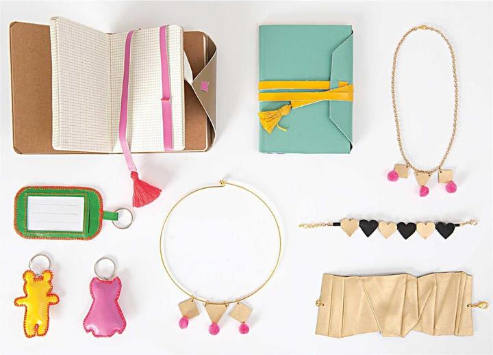 Actual product image Rico Design Leather Girly 14.8 x 21 cm 5 pieces