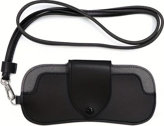 Only-Bags.Store PU Leder Nackenband Brillenetui, stilvolle Brillen & Brillenhalter für Frauen Männer, trendige