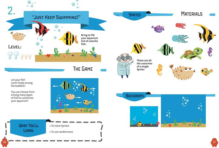 Image du produit Programmiere witzige Animationen mit Scratch (Allemand, Valentina Figus, 2018)