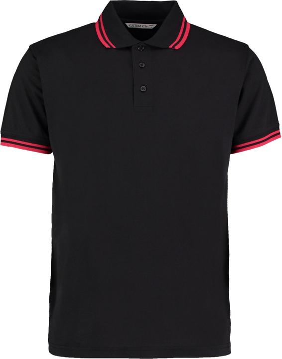 Actual product image Kustom Kit Mens Tipped Cotton Pique Polo Shirt (L)