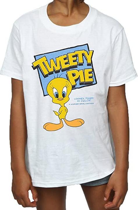 Actual product image Looney Tunes Girls Tweety Pie Cotton T-Shirt (116)