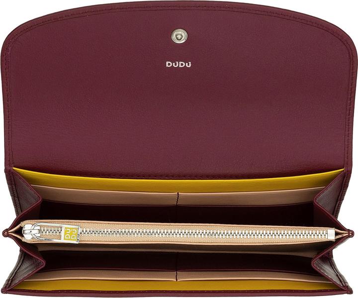 Actual product image Dudu Colourful Gandia wallet RFID leather 19 cm