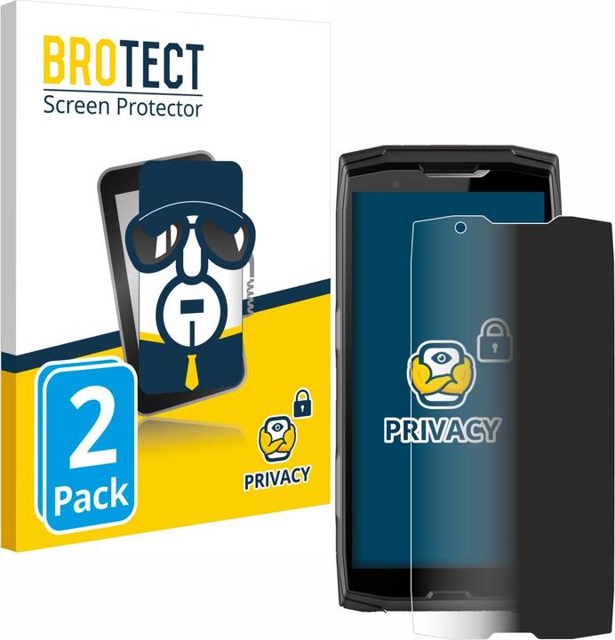 Produktbild BROTECT Sichtschutzfolie Anti-Spy Privacy Folie Blaulicht-Schutz (2 Stück, Crosscall Core X5)