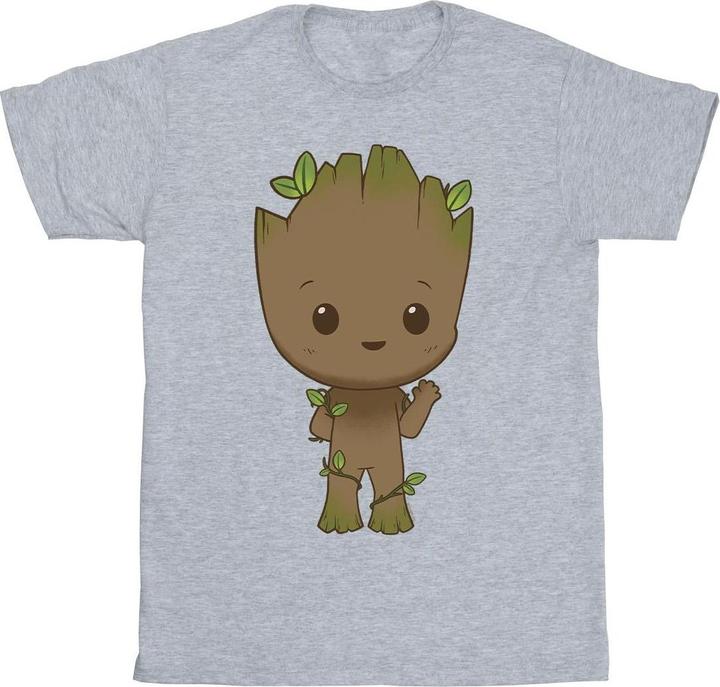 Image du produit - T-shirt AM GROOT CHIBI WAVE POSE - Homme (L)
