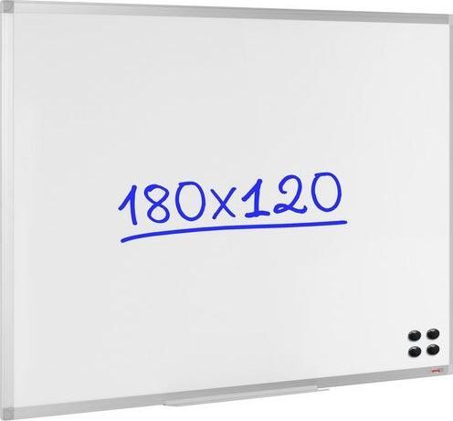 Actual product image Viking Whiteboard Superior Enamel Magnetic 1800 mm x 1200 mm (180 x 120 cm)