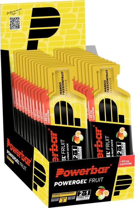 Immagine prodotto Powerbar Powergel (Mango, Frutto della passione, Caffeina, 24 pz., 984 g)