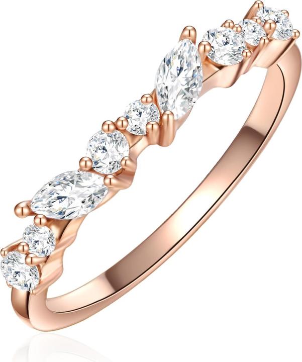 Immagine prodotto Glanzstücke München Donna Argento Sterling Cubic Zirconia Oro Rosa - 29898 (56, 925 Argento)