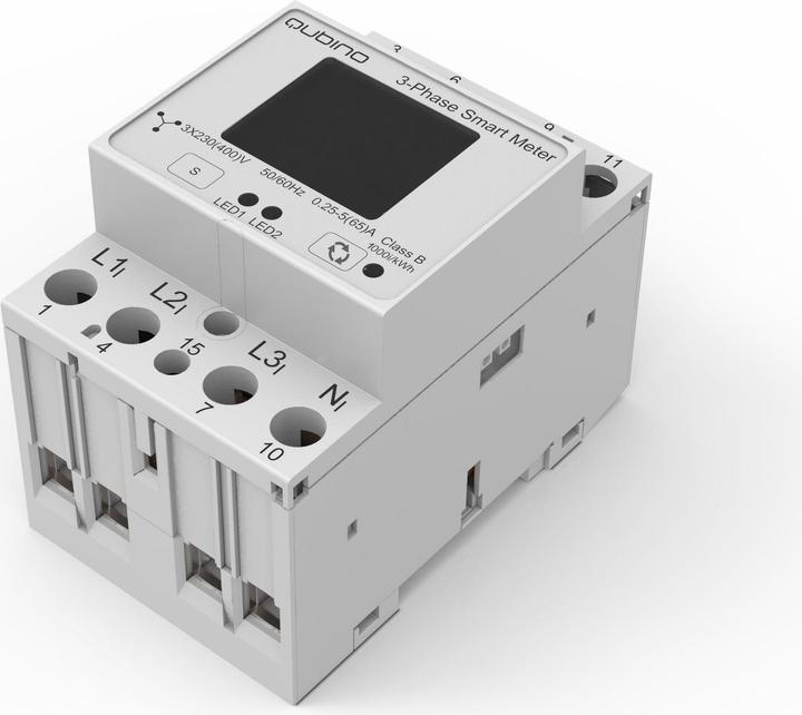 Actual product image Qubino 3-phase Smart Meter