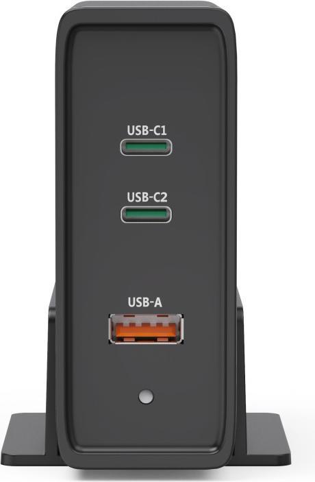Produktbild Hama Universal-USB-C-Ladestation, GaN, 3 Ports, Power Delivery (PD), 5-28V/140W (140 W)