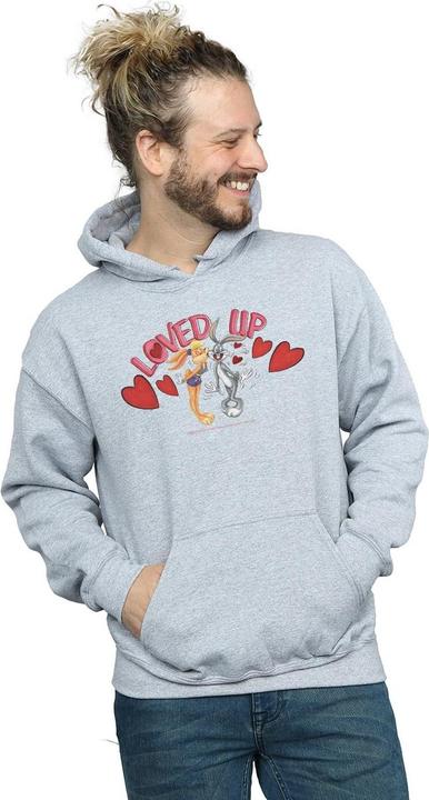 Image du produit Looney Tunes - Sweat à capuche BUGS BUNNY AND LOLA VALENTINE'S DAY LOVED UP - Homme (5XL)