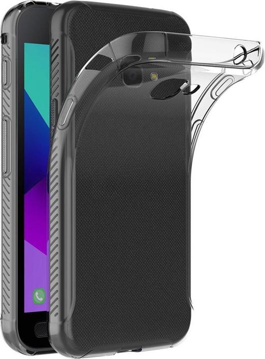 Produktbild König Design Handyhülle für Samsung Galaxy Xcover 4 Schutzcase Backcover Bumper Transparent (Samsung Galaxy Xcover 4)