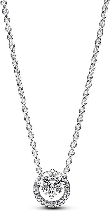 Produktbild Pandora Halskette Sparkling Round Halo (Sterling Silber 925, 38 - 45 cm)