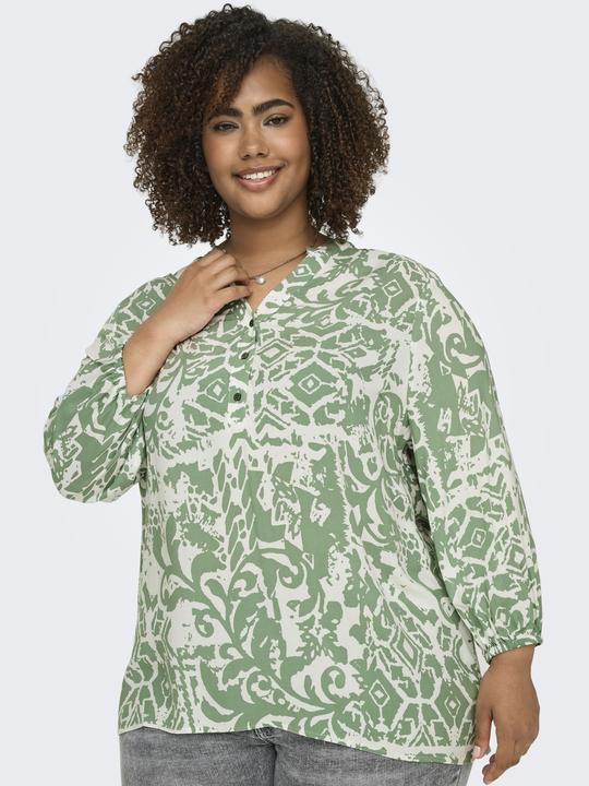 Produktbild Only Normal geschnitten V-Ausschnitt Elastische Bündchen Top Top (42)