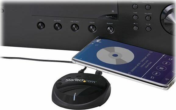 Image du produit StarTech COM Récepteur audio Bluetooth 5.0 - Support NFC et aptX - DAC Wolfson - 2 canaux RCA audio (Récepteur)
