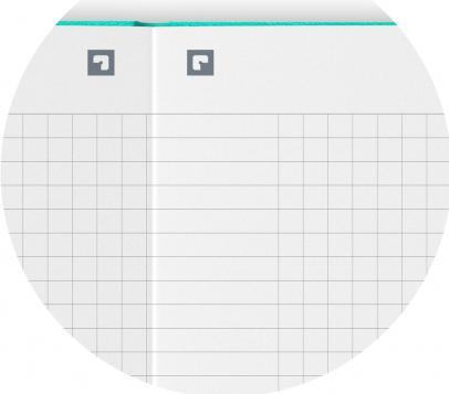Actual product image Oxford Notebook "Signature", A5 (A5, Checked, Hardcover)